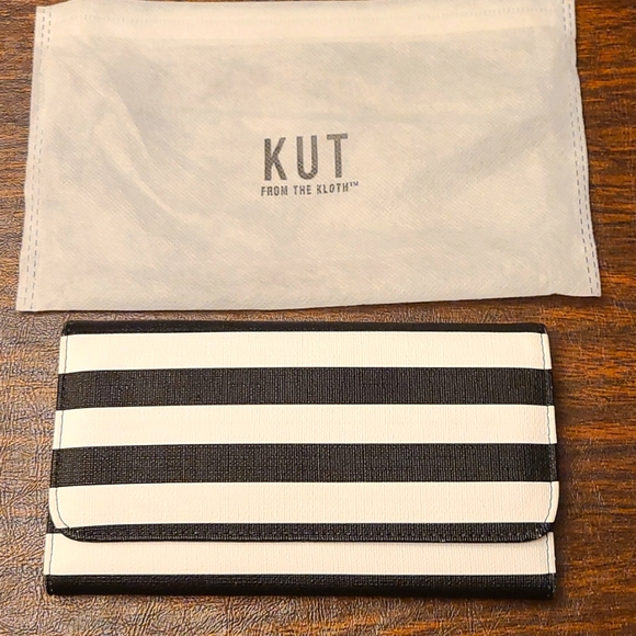 Kut from the Kloth Accessories - Striped Billfold Wallet